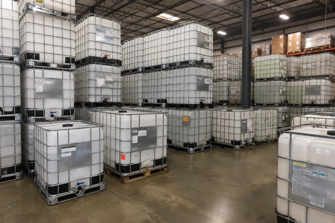 Inside the warehouse — graded stock, ready to ship